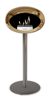 Le Feu Chromed Rose Gold Ground Steel High | Bio-ethanol Haard | Model 2025