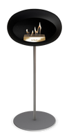 Le Feu Black Ground Steel High | Bio-ethanol Haard | Model 2025