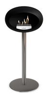 Le Feu Black Ground Steel High | Bio-ethanol Haard | Model 2025