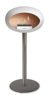 Le Feu White Ground Steel High | Bio-ethanol Haard | Model 2025