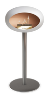 Le Feu White Ground Steel High | Bio-ethanol Haard | Model 2025