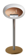 Le Feu White Ground Steel High | Bio-ethanol Haard | Model 2025