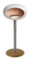 Le Feu White Ground Steel High | Bio-ethanol Haard | Model 2025