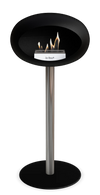 Le Feu Black Ground Steel High | Bio-ethanol Haard | Model 2025
