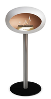 Le Feu White Ground Steel High | Bio-ethanol Haard | Model 2025