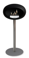 Le Feu Black Ground Steel High | Bio-ethanol Haard | Model 2025