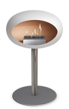 Le Feu White Ground Steel Low | Bio-ethanol Haard | Model 2025