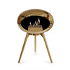 Le Feu Chromed Rose Gold Ground Wood Low | Bio-ethanol Haard | Model 2025