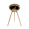 Le Feu Chromed Rose Gold Ground Wood High | Bio-ethanol Haard | Model 2025