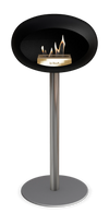 Le Feu Black Ground Steel High | Bio-ethanol Haard | Model 2025