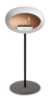 Le Feu White Ground Steel High | Bio-ethanol Haard | Model 2025