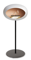Le Feu White Ground Steel High | Bio-ethanol Haard | Model 2025