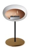 Le Feu White Ground Steel Low | Bio-ethanol Haard | Model 2025