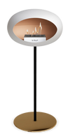 Le Feu White Ground Steel High | Bio-ethanol Haard | Model 2025