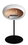 Le Feu White Ground Steel Low | Bio-ethanol Haard | Model 2025