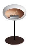 Le Feu White Ground Steel Low | Bio-ethanol Haard | Model 2025