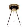 Le Feu Chromed Rose Gold Ground Wood High | Bio-ethanol Haard | Model 2025