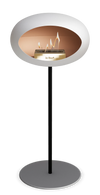 Le Feu White Ground Steel High | Bio-ethanol Haard | Model 2025