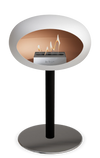 Le Feu White Ground Steel Low | Bio-ethanol Haard | Model 2025