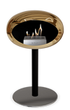 Le Feu Chromed Rose Gold Ground Steel Low | Bio-ethanol Haard | Model 2025