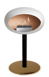Le Feu White Ground Steel Low | Bio-ethanol Haard | Model 2025