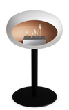 Le Feu White Ground Steel Low | Bio-ethanol Haard | Model 2025