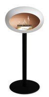 Le Feu White Ground Steel High | Bio-ethanol Haard | Model 2025
