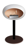 Le Feu White Ground Steel Low | Bio-ethanol Haard | Model 2025
