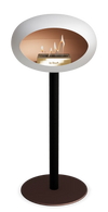 Le Feu White Ground Steel High | Bio-ethanol Haard | Model 2025