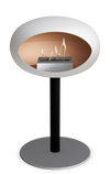 Le Feu White Ground Steel Low | Bio-ethanol Haard | Model 2025