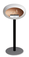 Le Feu White Ground Steel High | Bio-ethanol Haard | Model 2025