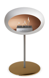 Le Feu White Ground Steel Low | Bio-ethanol Haard | Model 2025