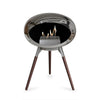 Le Feu Chromed Silver Ground Wood Low | Bio-ethanol Haard | Model 2025