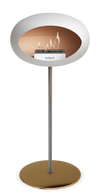 Le Feu White Ground Steel High | Bio-ethanol Haard | Model 2025