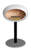 Le Feu White Ground Steel Low | Bio-ethanol Haard | Model 2025
