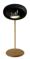 Le Feu Black Ground Steel High | Bio-ethanol Haard | Model 2025