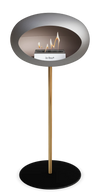 Le Feu Nickel Ground Steel High | Bio-ethanol Haard | Model 2025