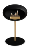 Le Feu Black Ground Steel Low | Bio-ethanol Haard | Model 2025