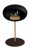 Le Feu Black Ground Steel Low | Bio-ethanol Haard | Model 2025