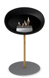 Le Feu Black Ground Steel Low | Bio-ethanol Haard | Model 2025