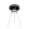 Le Feu Chromed Silver Ground Wood High | Bio-ethanol Haard | Model 2025