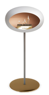 Le Feu White Ground Steel High | Bio-ethanol Haard | Model 2025
