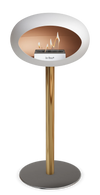 Le Feu White Ground Steel High | Bio-ethanol Haard | Model 2025