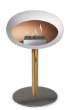 Le Feu White Ground Steel Low | Bio-ethanol Haard | Model 2025