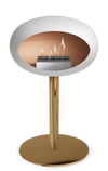 Le Feu White Ground Steel Low | Bio-ethanol Haard | Model 2025