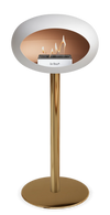 Le Feu White Ground Steel High | Bio-ethanol Haard | Model 2025