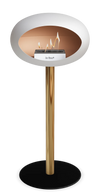 Le Feu White Ground Steel High | Bio-ethanol Haard | Model 2025