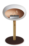Le Feu White Ground Steel Low | Bio-ethanol Haard | Model 2025