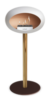 Le Feu White Ground Steel High | Bio-ethanol Haard | Model 2025