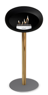 Le Feu Black Ground Steel High | Bio-ethanol Haard | Model 2025